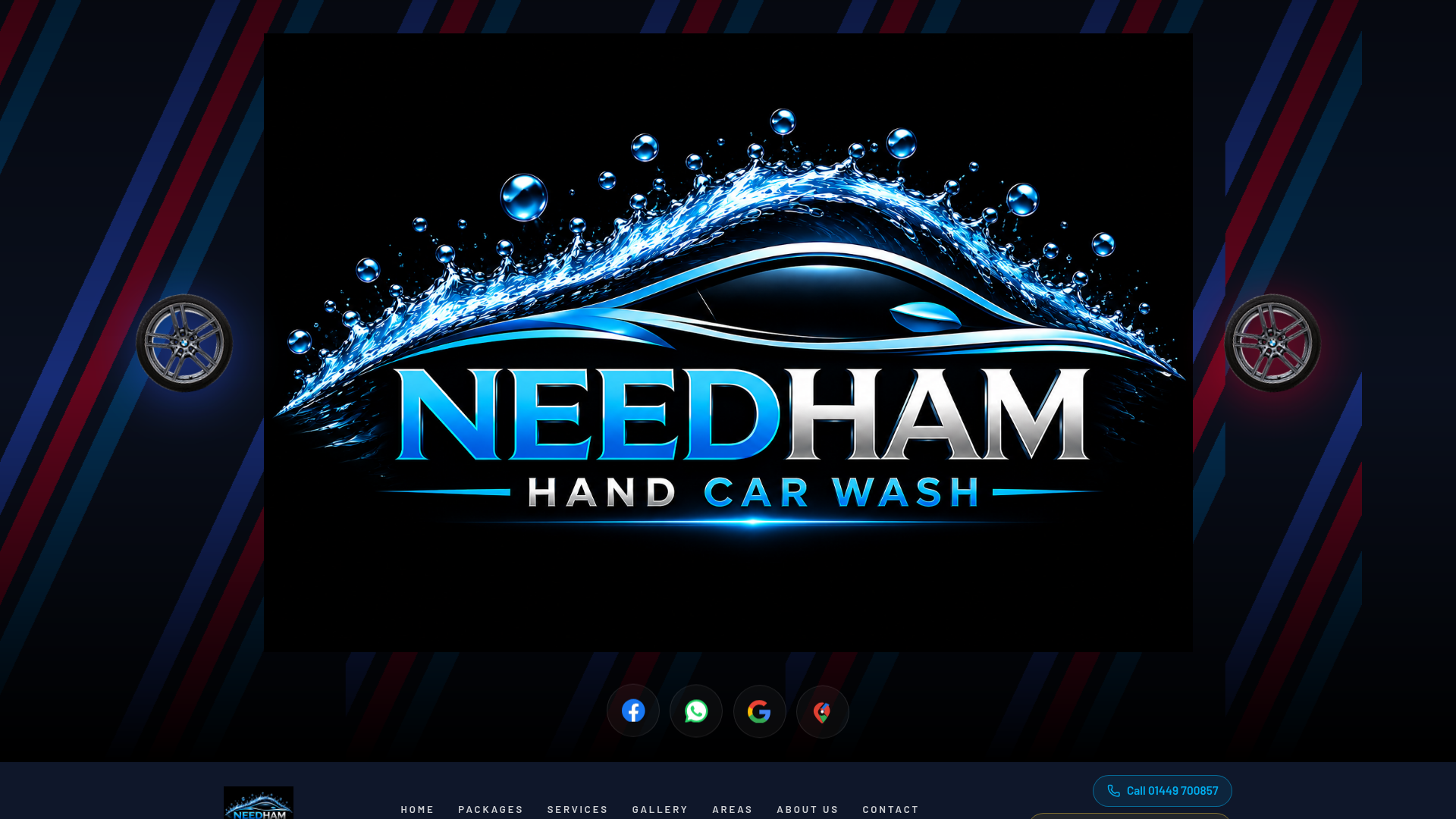 Needham Hand Car Wash desktop website